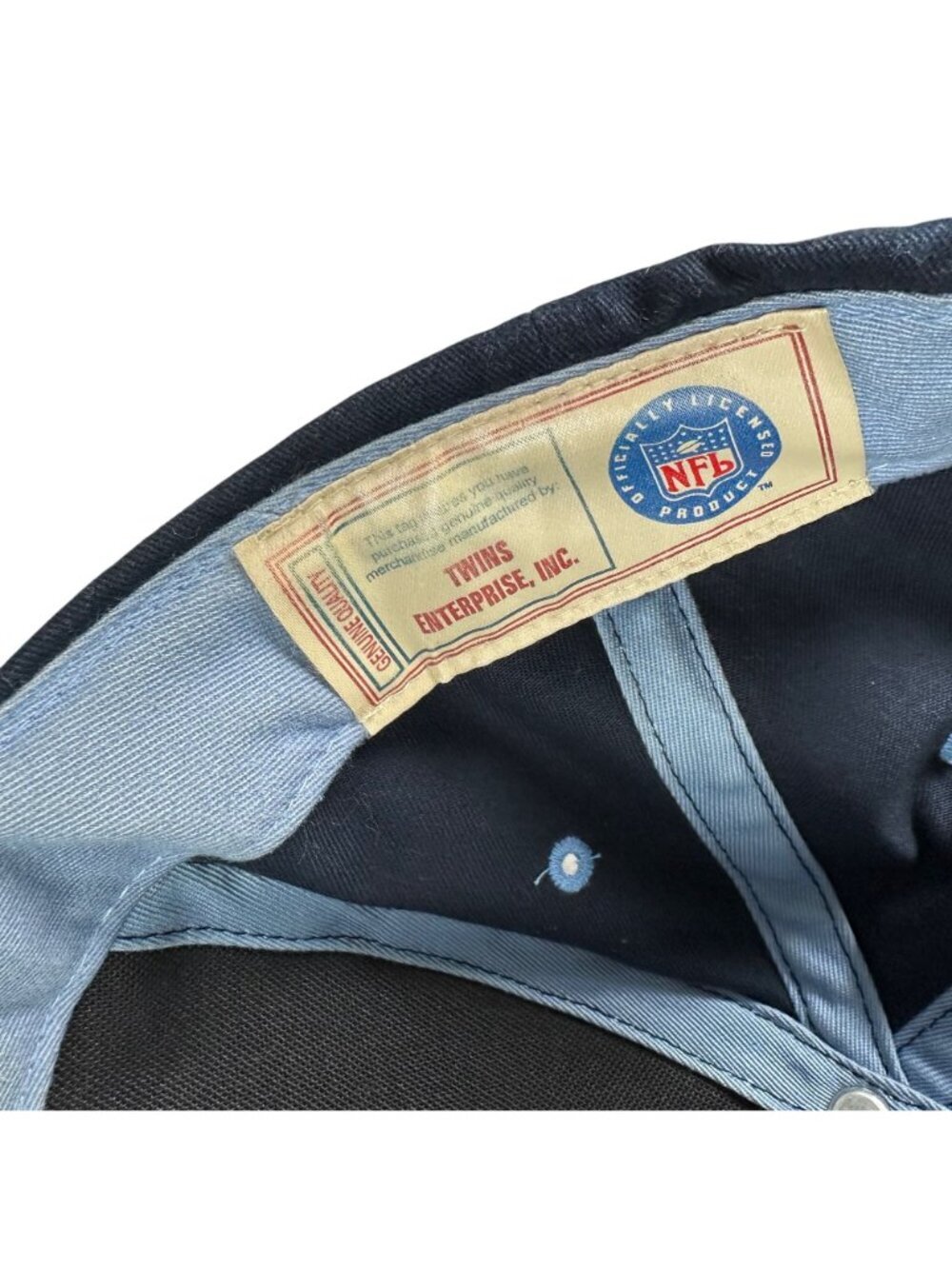 Vintage Tennessee Titans NFL Cap Twins Enterprise Adjustable Cotton OSFA - Picture 6 of 6